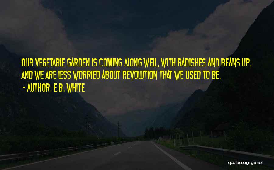 Vegetables Garden Quotes By E.B. White