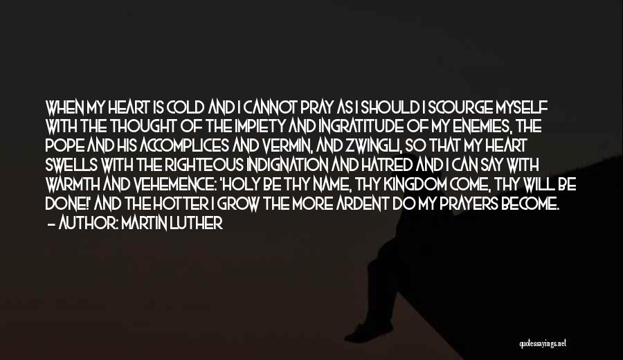 Vehemence Quotes By Martin Luther