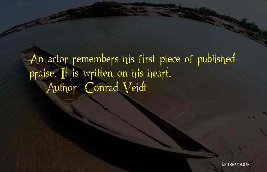 Veidt Quotes By Conrad Veidt