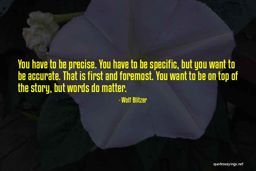 Velacos Quotes By Wolf Blitzer Velacos Quotes By Wolf Blitzer