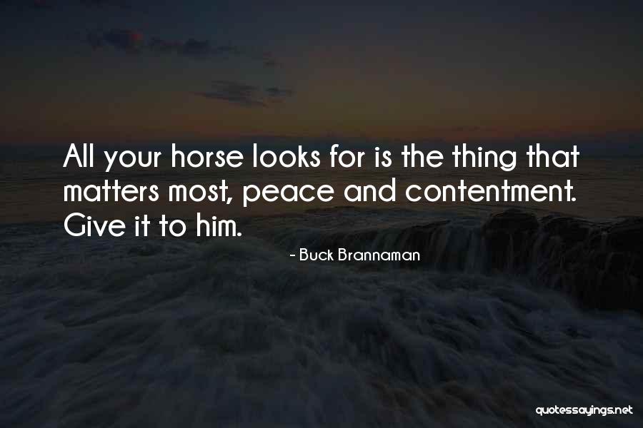 Velar Sounds Quotes By Buck Brannaman