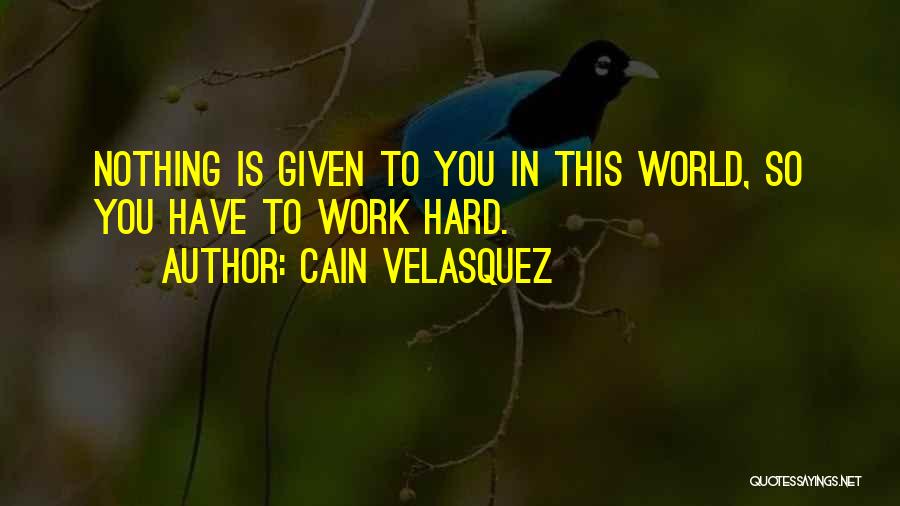 Velasquez Quotes By Cain Velasquez