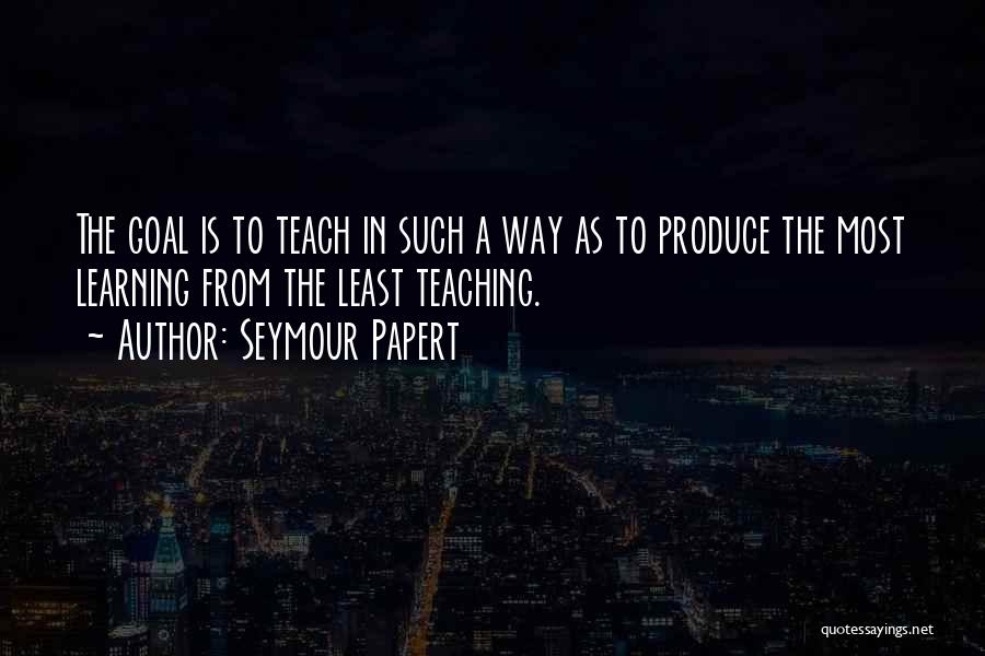 Velitas Dulce Quotes By Seymour Papert