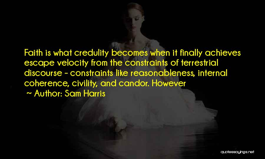 Velocity Quotes By Sam Harris