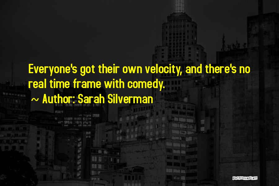 Velocity Quotes By Sarah Silverman