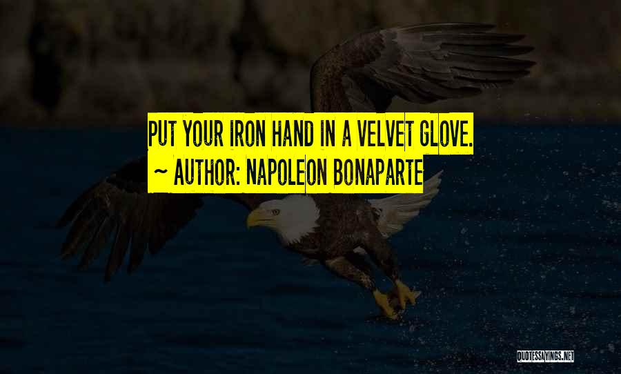 Velvet Glove Quotes By Napoleon Bonaparte