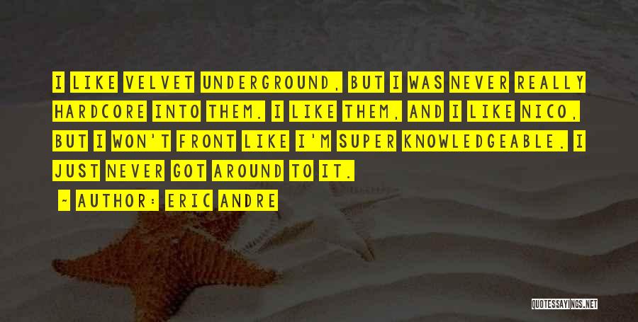 Velvet Underground And Nico Quotes By Eric Andre