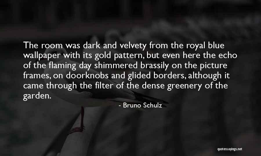 Velvety Quotes By Bruno Schulz Velvety Quotes By Bruno Schulz