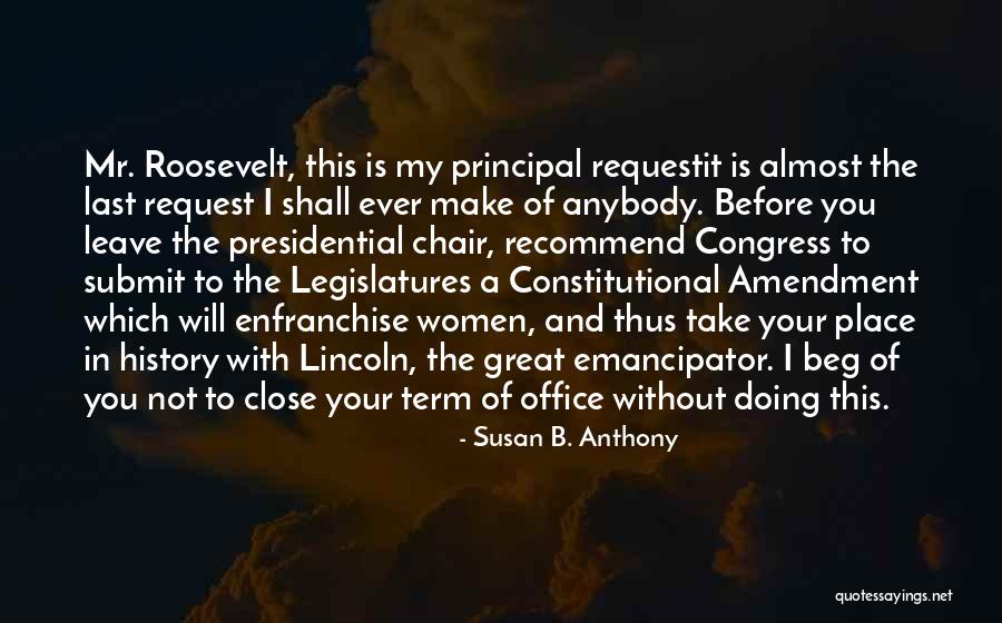 Vengadora De Avengers Quotes By Susan B. Anthony Vengadora De Avengers Quotes By Susan B. Anthony