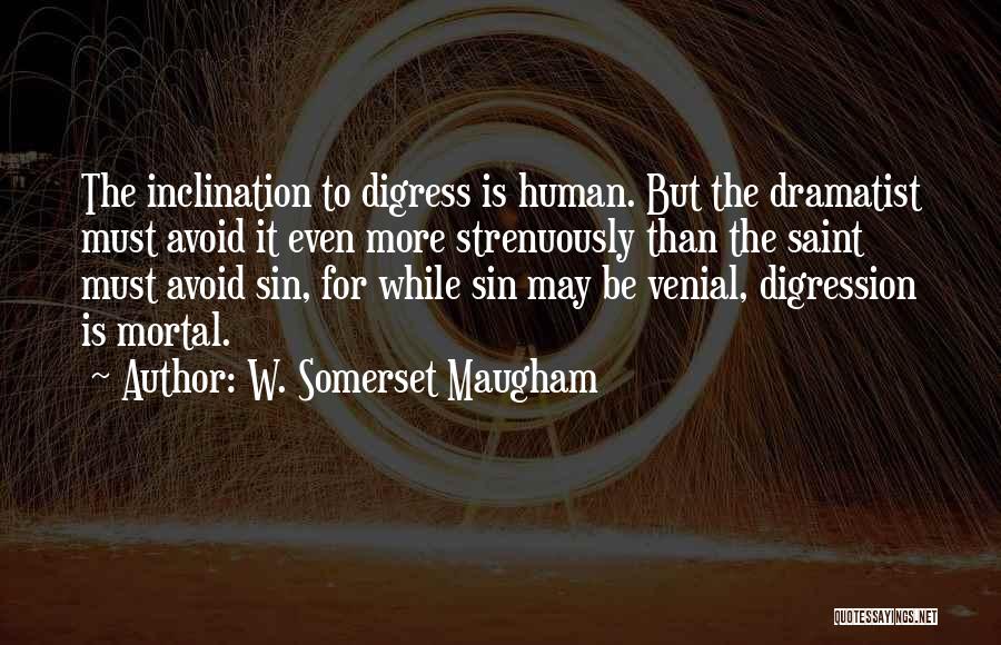 Venial Sin Quotes By W. Somerset Maugham