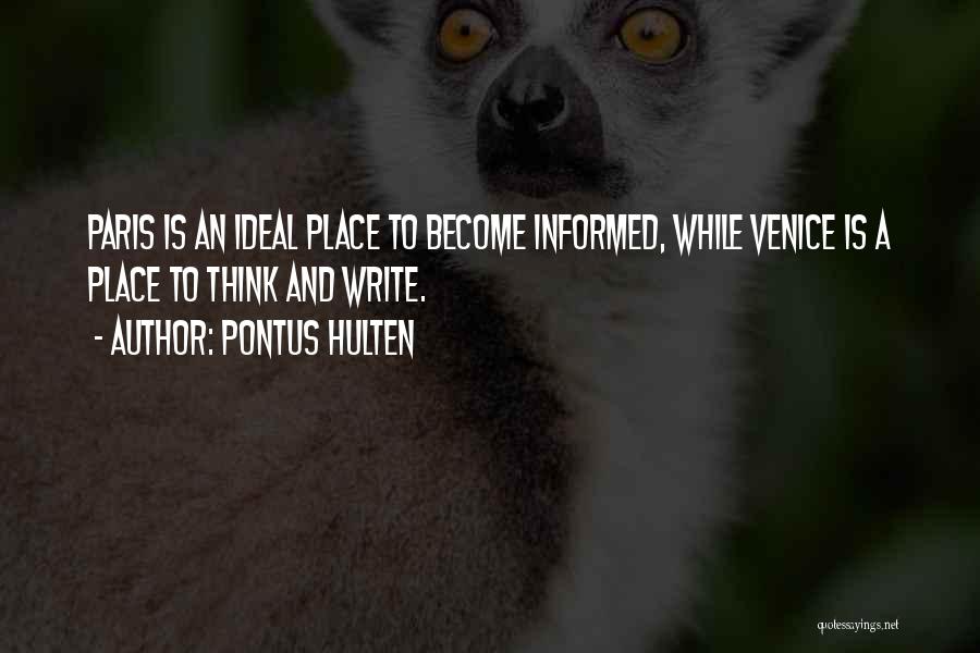 Venice Quotes By Pontus Hulten