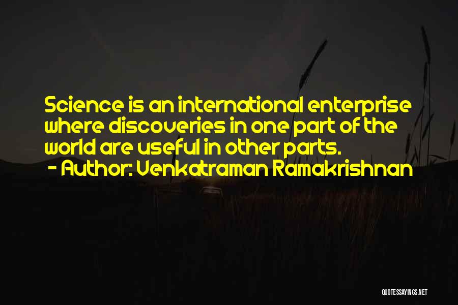 Venkatraman Ramakrishnan Quotes 193483