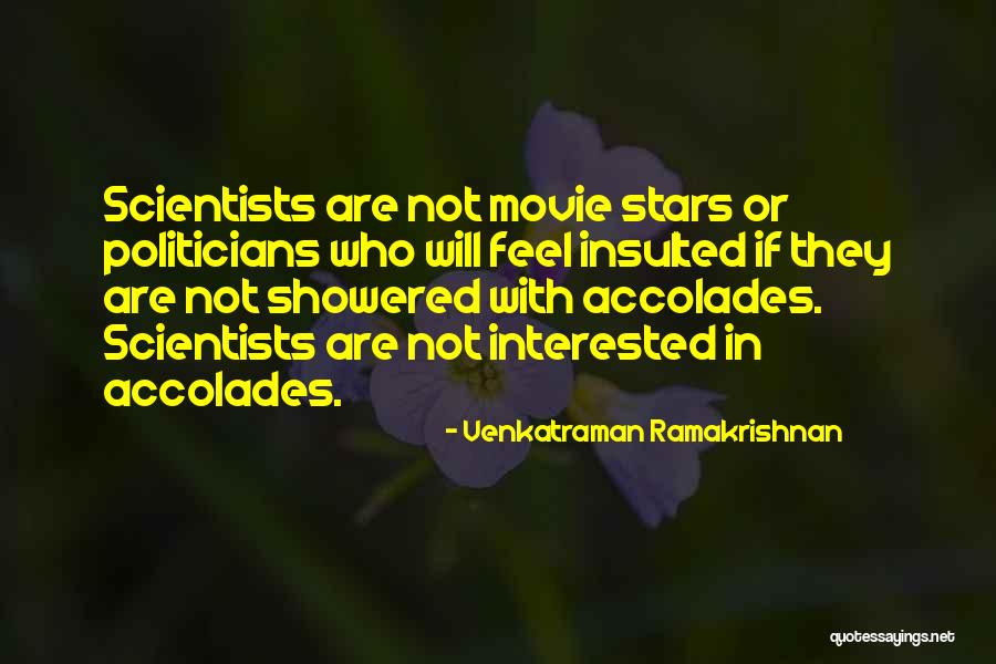 Venkatraman Ramakrishnan Quotes 85547