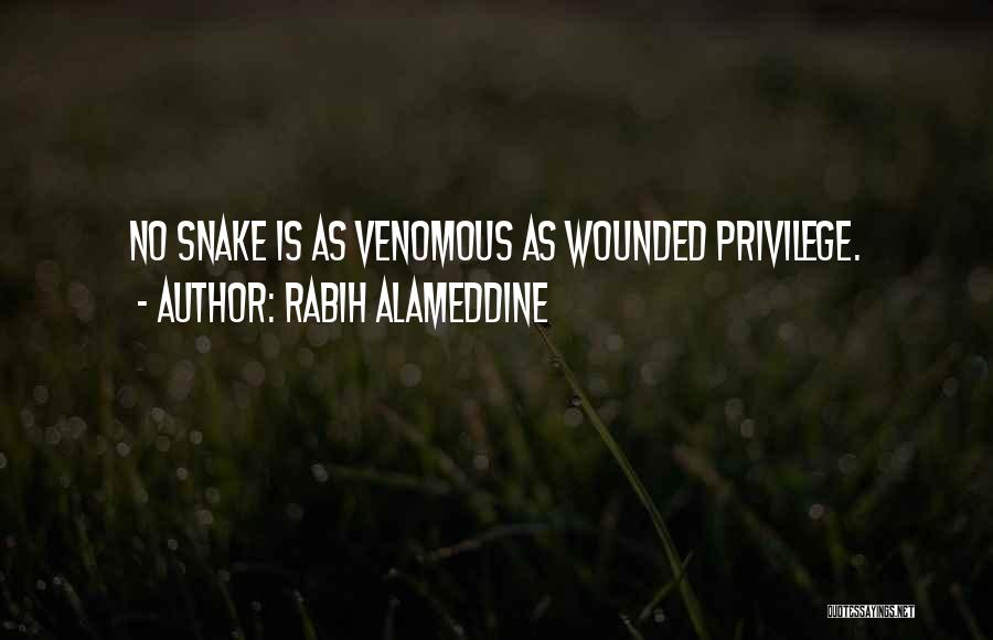 Venomous Snake Quotes By Rabih Alameddine