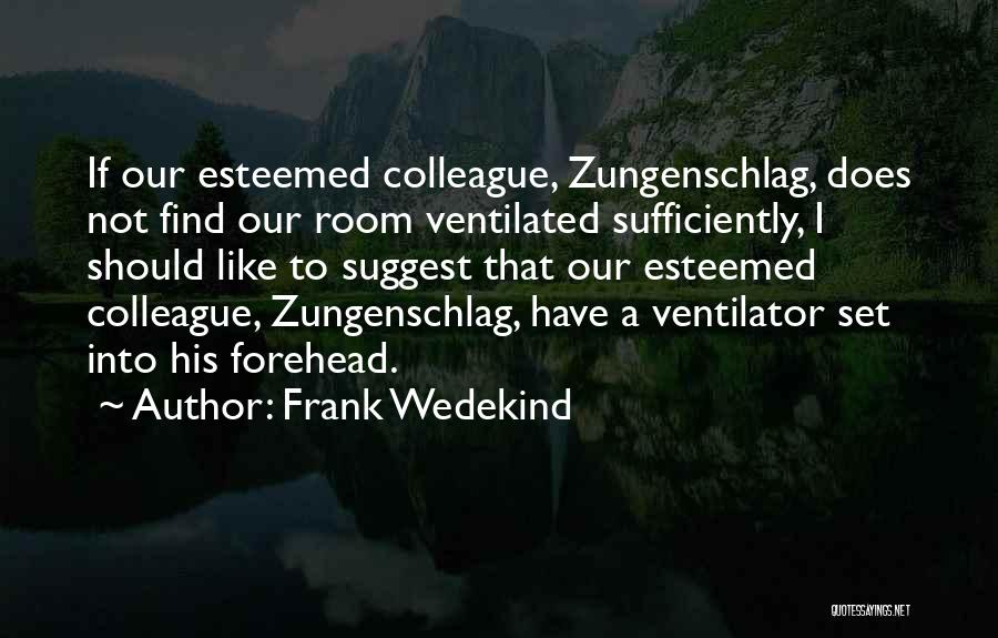 Ventilator Quotes By Frank Wedekind