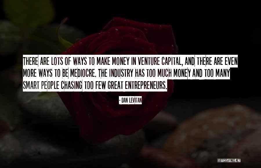 Venture Capital Quotes By Dan Levitan