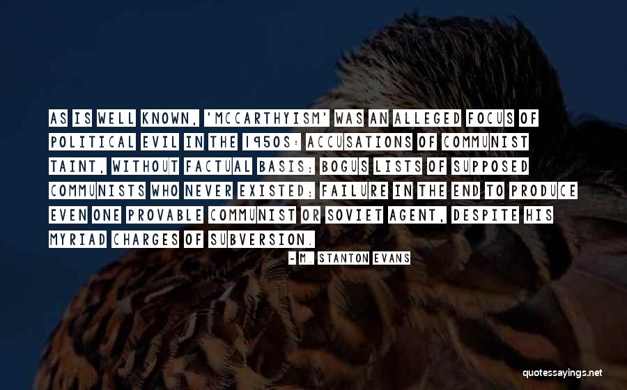 Venu E So Ka Quotes By M. Stanton Evans Venu E So Ka Quotes By M. Stanton Evans