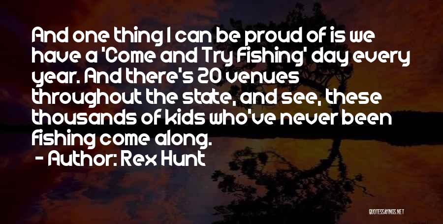 Venues Quotes By Rex Hunt