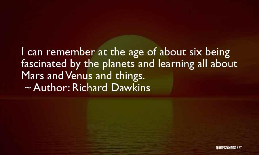 Venus And Mars Quotes By Richard Dawkins