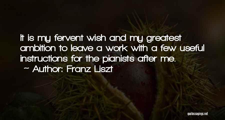 Ver Mas Alla Quotes By Franz Liszt