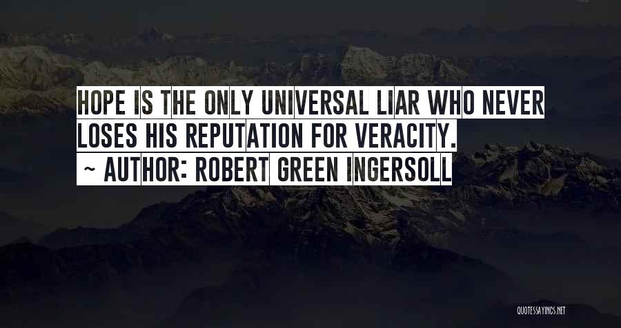 Veracity Quotes By Robert Green Ingersoll