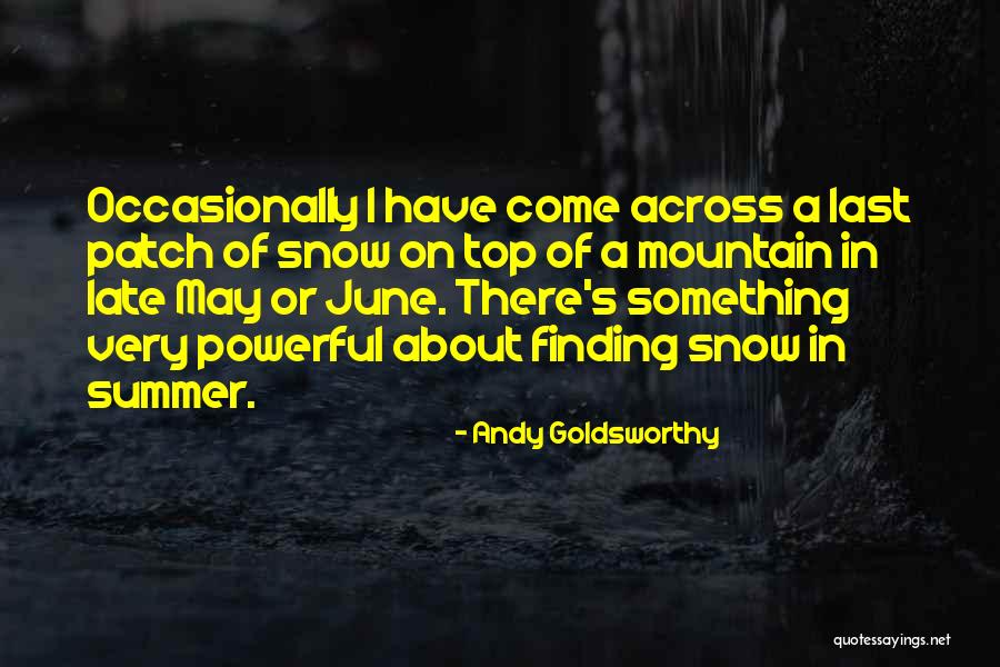 Veradisia Quotes By Andy Goldsworthy Veradisia Quotes By Andy Goldsworthy