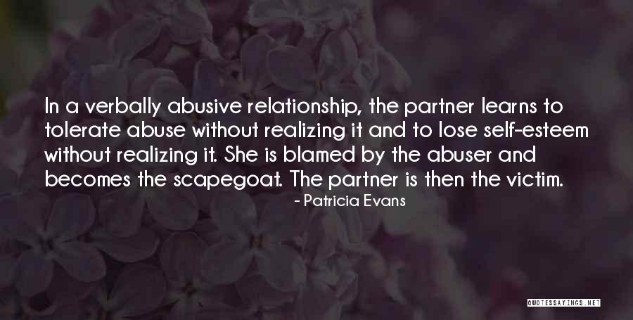 Verbally Abusive Relationship Quotes By Patricia Evans