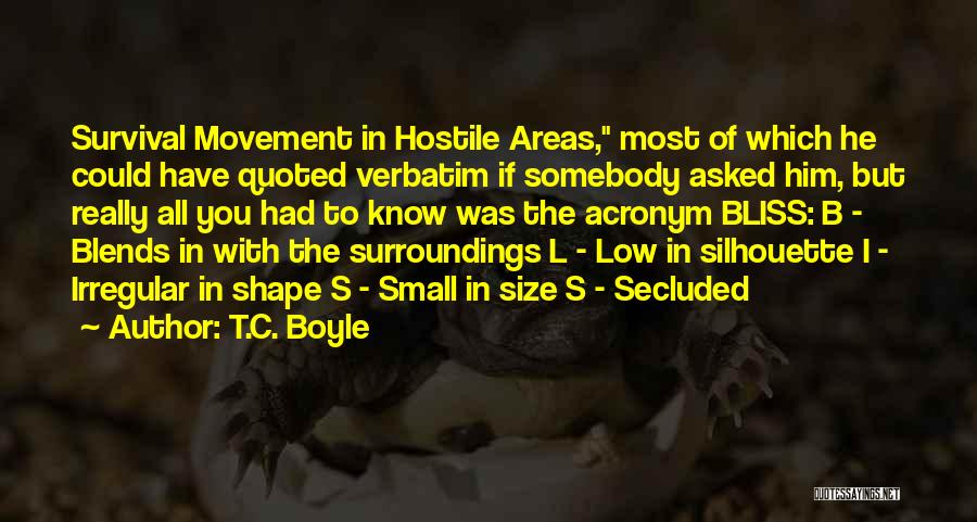 Verbatim Quotes By T.C. Boyle