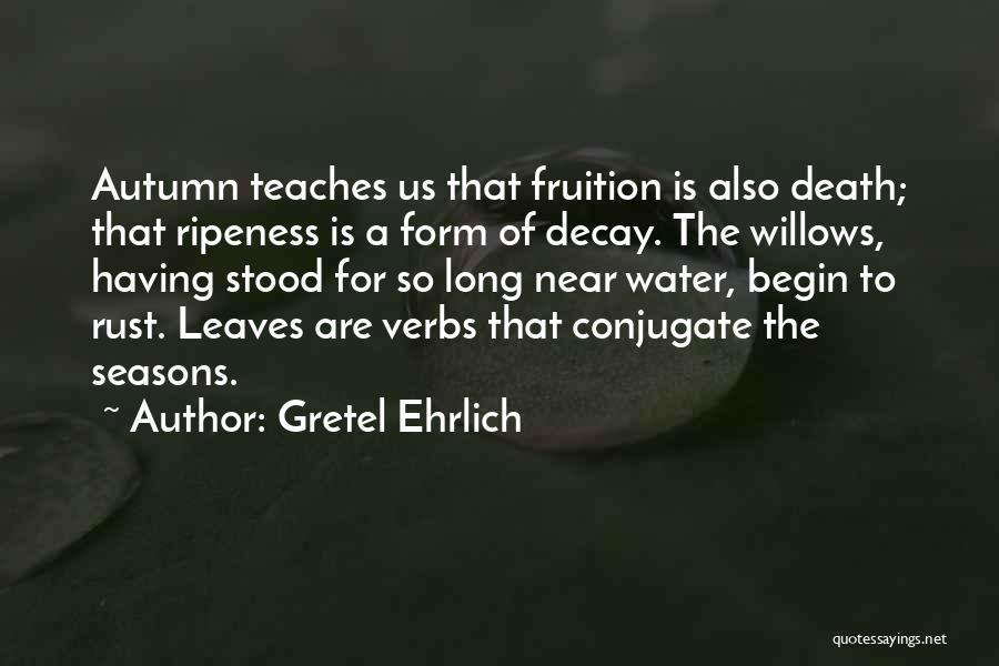 Verbs Quotes By Gretel Ehrlich
