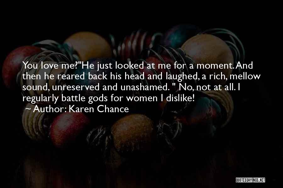 Verday Water Quotes By Karen Chance