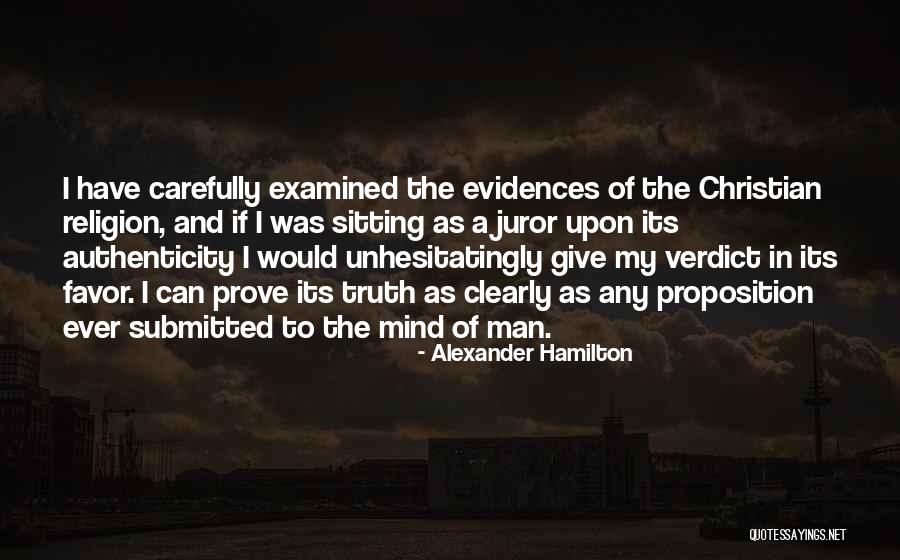 Verdict Quotes By Alexander Hamilton