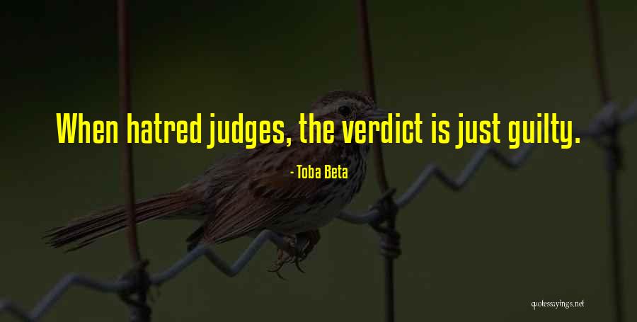 Verdict Quotes By Toba Beta