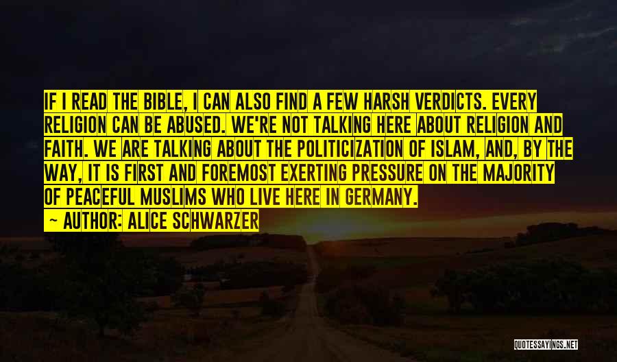 Verdicts Quotes By Alice Schwarzer