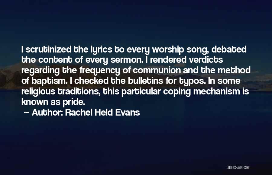 Verdicts Quotes By Rachel Held Evans