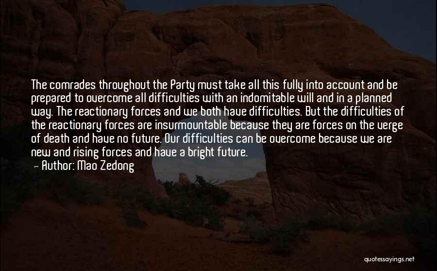 Verge Of Death Quotes By Mao Zedong