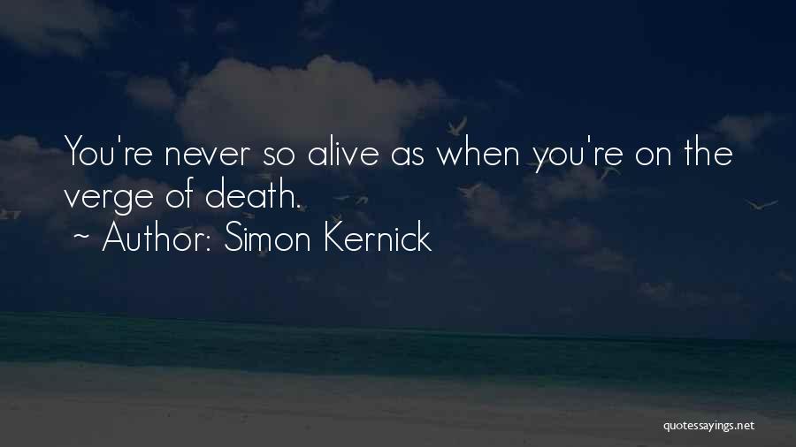 Verge Of Death Quotes By Simon Kernick