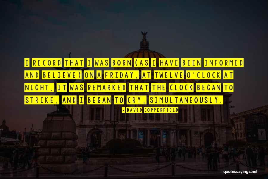 Verger Lafrance Quotes By David Copperfield Verger Lafrance Quotes By David Copperfield