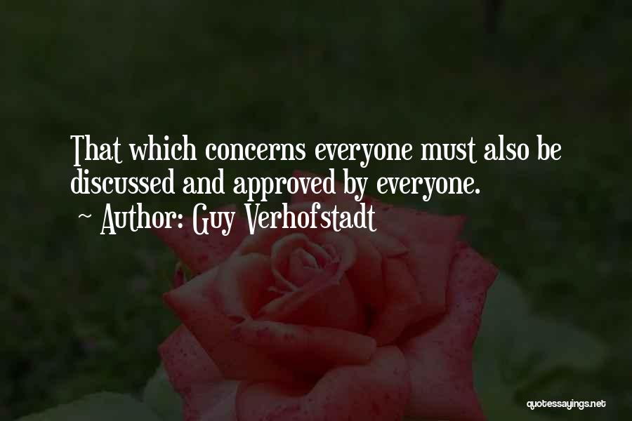 Verhofstadt Quotes By Guy Verhofstadt