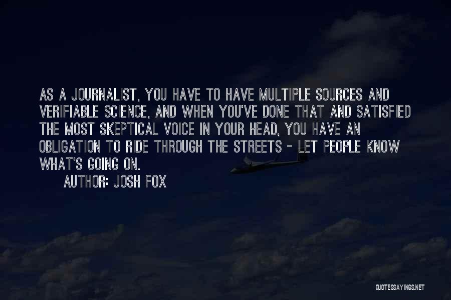 Verifiable Quotes By Josh Fox