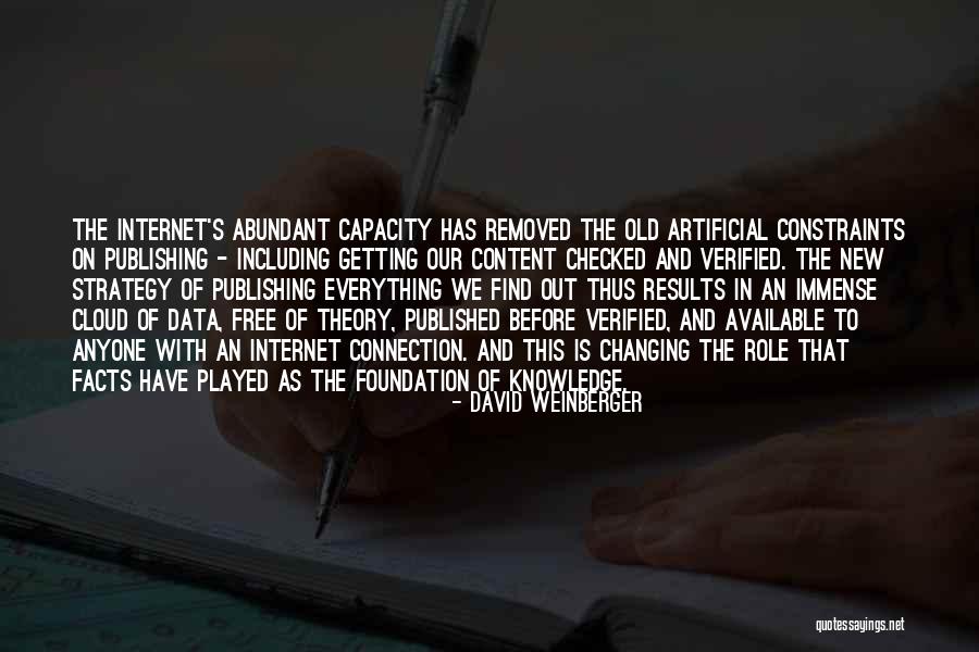 Verified Quotes By David Weinberger