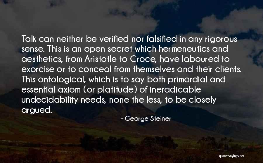 Verified Quotes By George Steiner