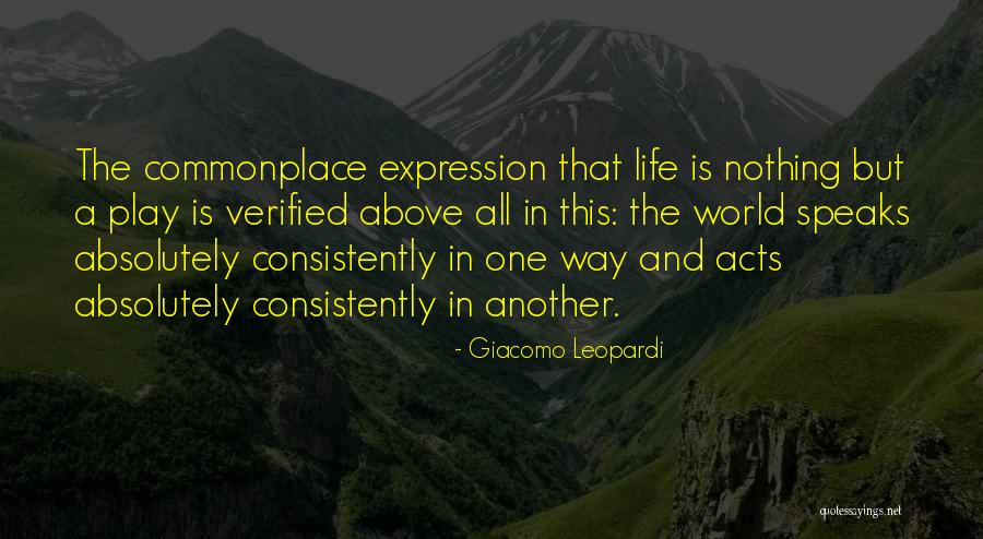 Verified Quotes By Giacomo Leopardi