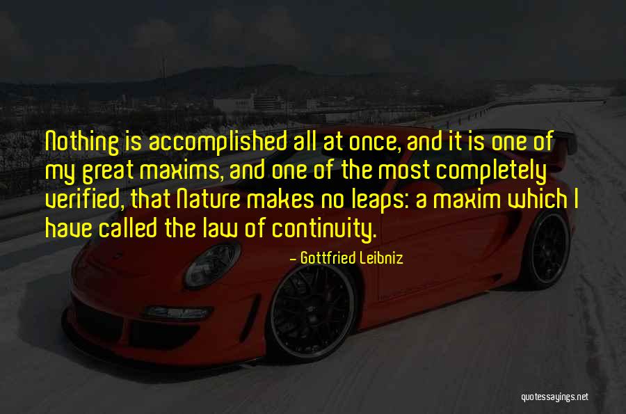Verified Quotes By Gottfried Leibniz