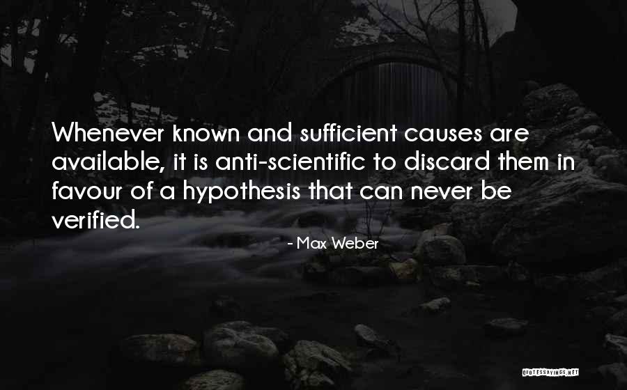 Verified Quotes By Max Weber