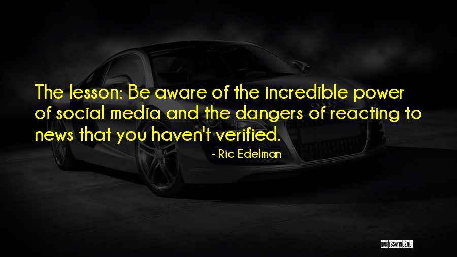 Verified Quotes By Ric Edelman