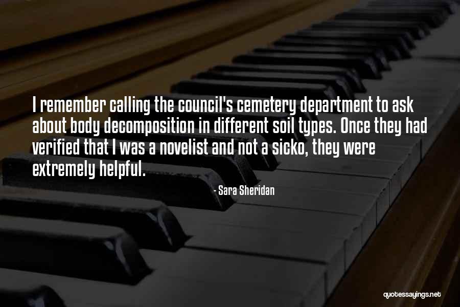 Verified Quotes By Sara Sheridan