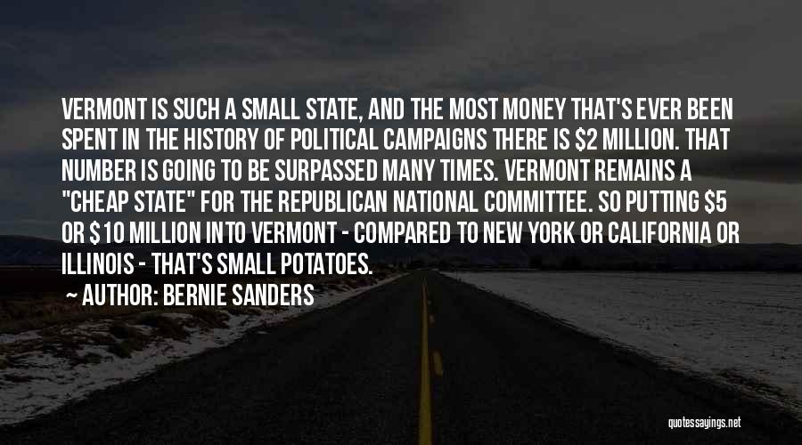 Vermont State Quotes By Bernie Sanders