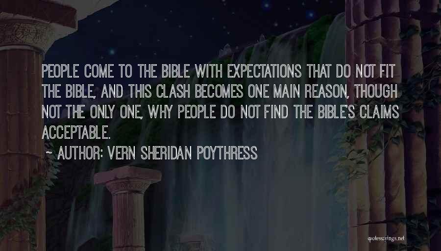 Vern Sheridan Poythress Quotes 83437