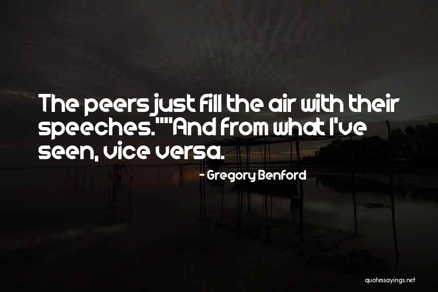 Versa Quotes By Gregory Benford Versa Quotes By Gregory Benford