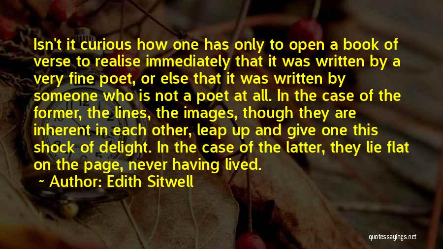Verse Quotes By Edith Sitwell